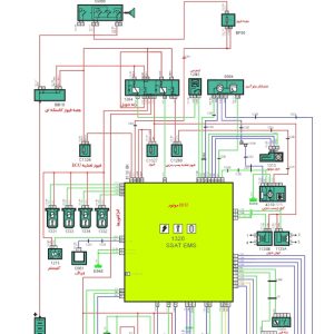 نقشه سیم کشی ایسیو SSAT EMS بنزینی 405